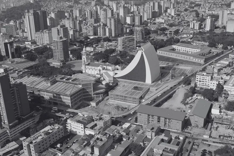Aerial view of the Mausoleum of the Liberator Simón Bolívar in Caracas